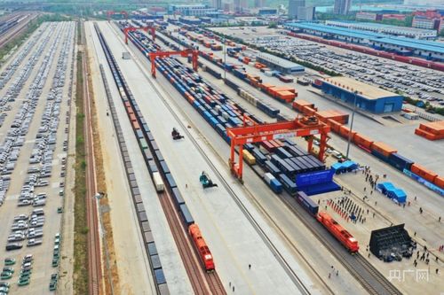 五地六列同發(fā)，河南跨境鐵路貨運(yùn)駛?cè)氚l(fā)展快車道